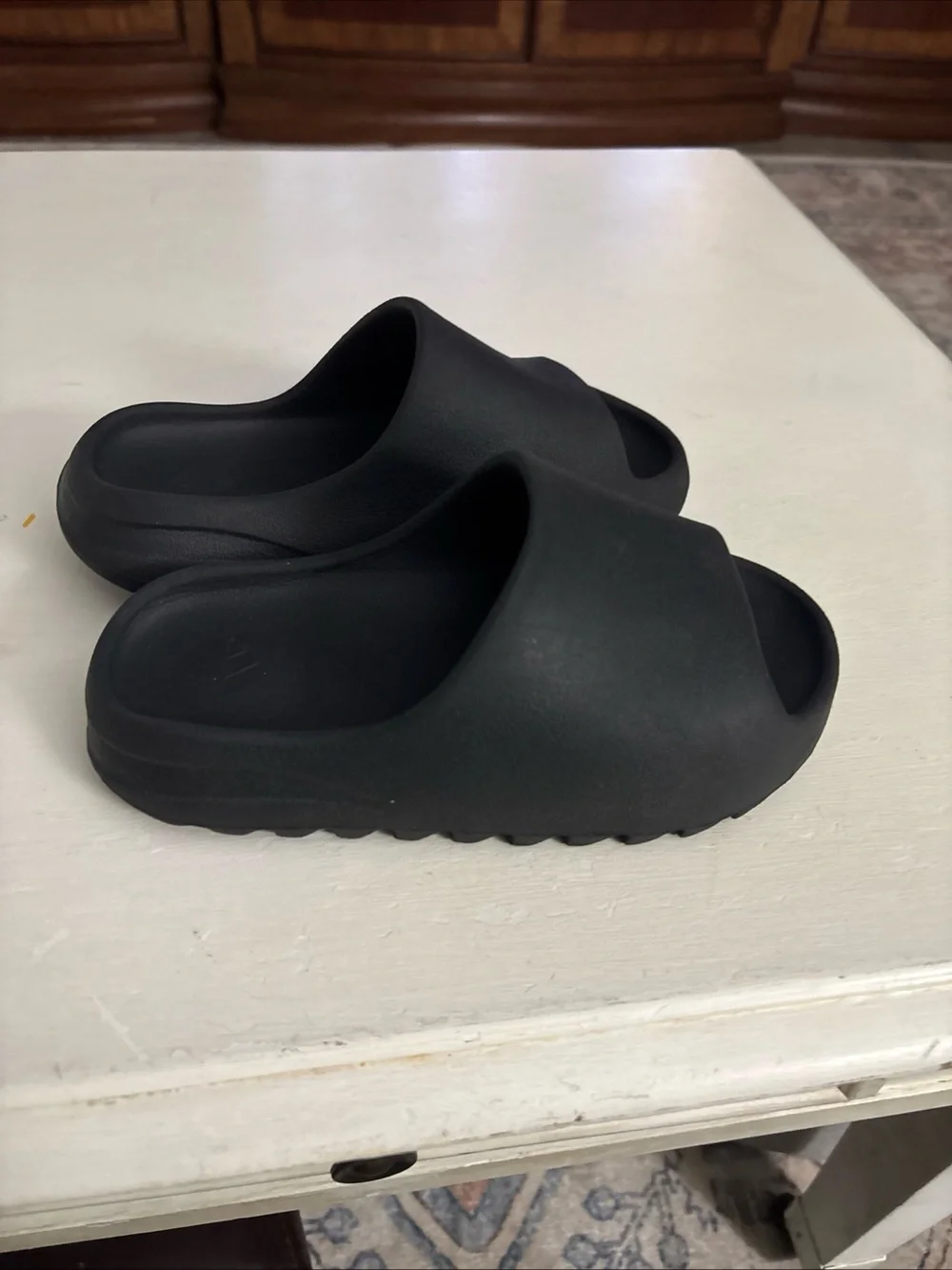 Kids Black Slide Sandals - Lightweight Comfort
